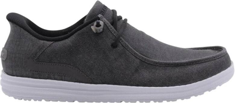 Skechers MELSON Coronado Zwarte Herenmokassins 45 EU Stijl en Comfort voor de Modebewuste Man