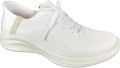 SKECHERS Instappers 'Sportlicher Slipper Damen 149710 WHT Textil in weiß' wit - Wit