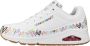 Skechers Sneakers Uno wig sneaker plateausneaker met bedrukte zool - Thumbnail 2