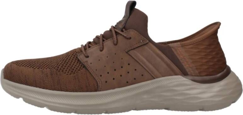 Skechers Casual Sneakers voor Mannen Newick Brown Heren