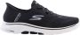 Skechers Slip-ins Go Walk 7 Free Hand 2 Heren Instappers Zwart - Thumbnail 3