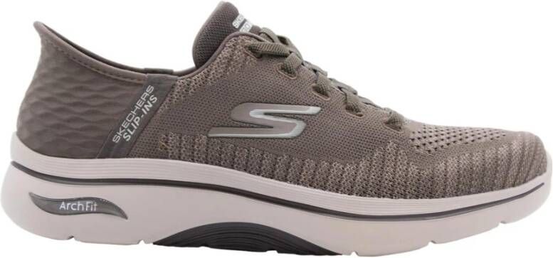 Skechers Casual Stijl Sneakers voor mannen Beige Heren