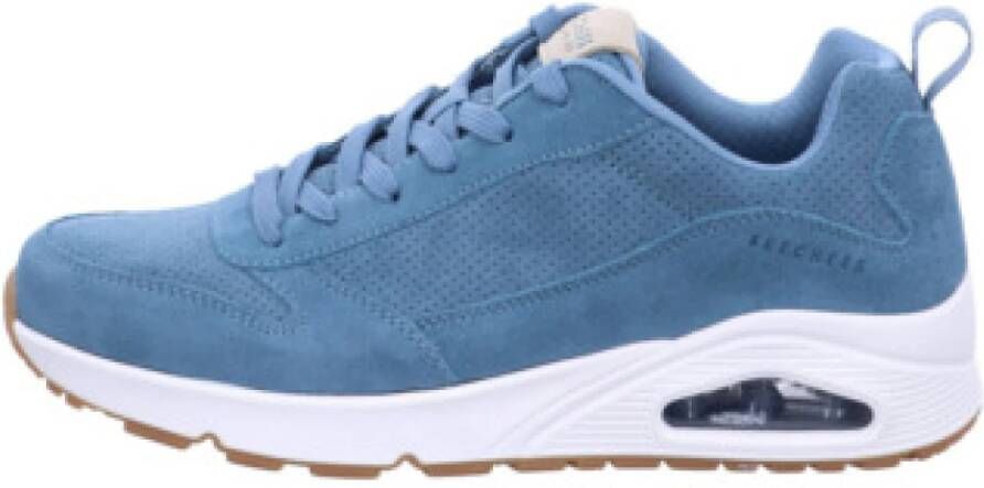 Skechers Uno Stand On Air sneakers blauw Suede Heren - Foto 2