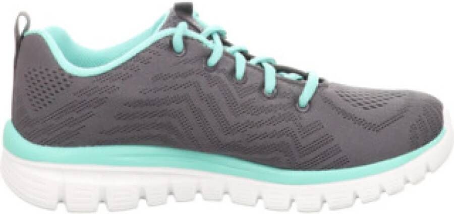 Skechers Casual Veterschoenen in Grijs