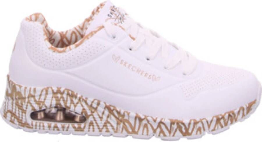 Skechers Sneakers UNO LOVING LOVE Vrijetijdsschoen lage schoen veterschoen met luchtkamerzool - Foto 4