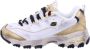 Skechers Casual witte veterschoenen voor dames - Thumbnail 2
