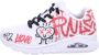 Skechers Women's Street UNO GRAFFITI LOVE Sneakers 177082 Wit - Thumbnail 2