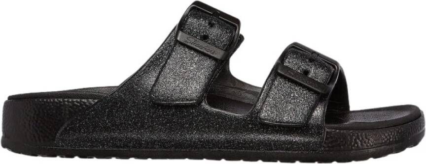 Skechers Comfort Sandaal Slippers Black Dames