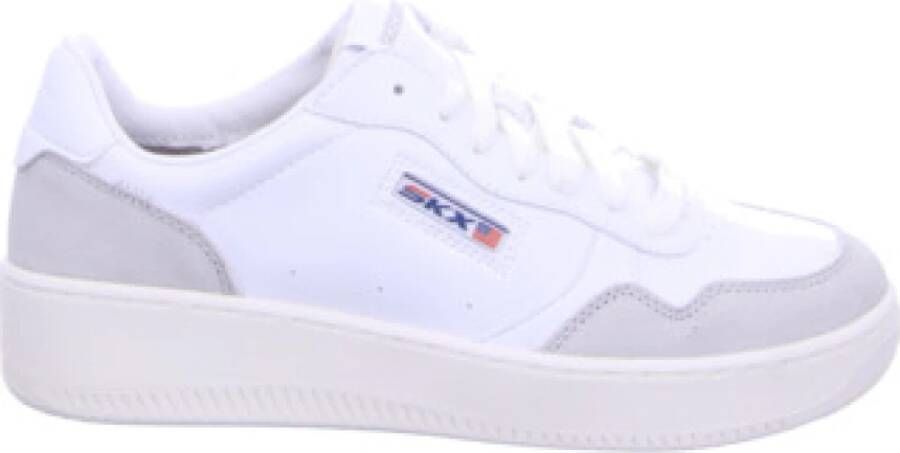 Skechers Comfort Veterschoenen voor Dames in het wit