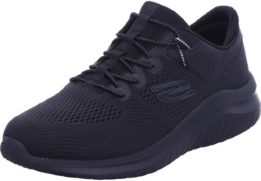 Skechers Comfort Veterschoenen voor Dames in Zwart