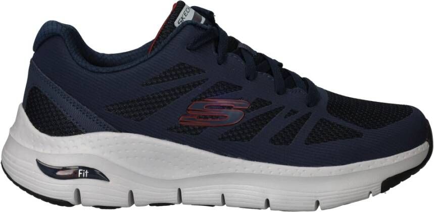 Skechers Comfortabele Arch Fit Charge Back Sneaker Blue Heren