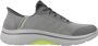 Skechers Slip-Ins Go Walk Arch Fit 2.0 Gray Lime - Thumbnail 2