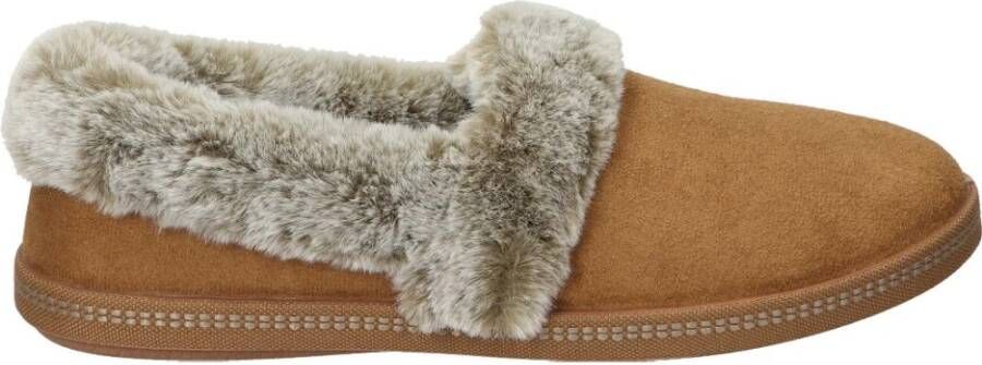 Skechers Comfortabele en stijlvolle pantoffels Bruin Dames