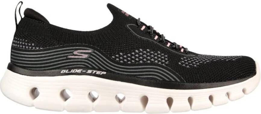 Skechers Comfortabele Mesh Slip-On Sneakers Zwart Dames