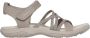 Skechers Comfortabele Vegan Memory Foam Sandaal Beige Dames - Thumbnail 2