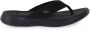 Skechers Comfortabele Stijl Flip Flops Zwart Unisex - Thumbnail 1