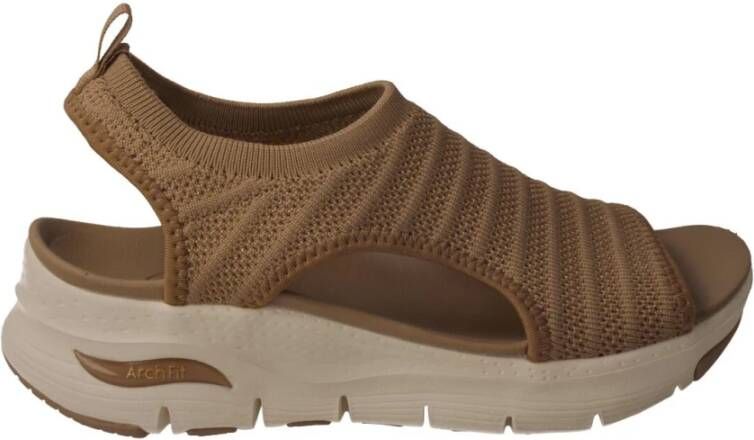 Skechers Dames Arch Fit-Darling Sport Sandaal Brown Dames