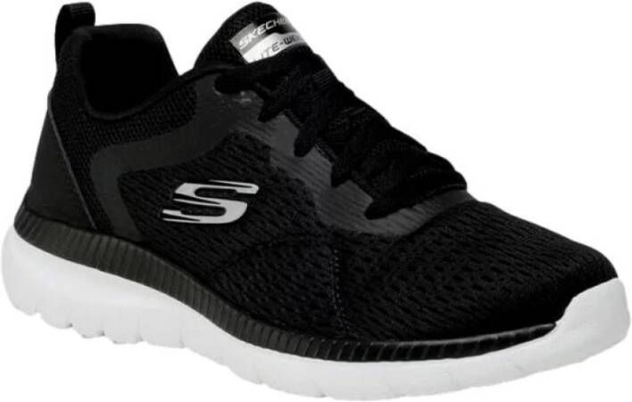 Skechers Textiel Synthetische Sneakers Black