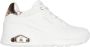 Skechers Sneakers UNO WEDGE-HI STEPS wedge sneaker veterschoen met air-cooled memory foam - Thumbnail 3
