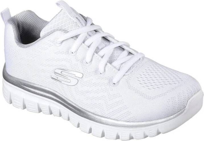 Skechers Dames Relax Veterschoenen White Dames