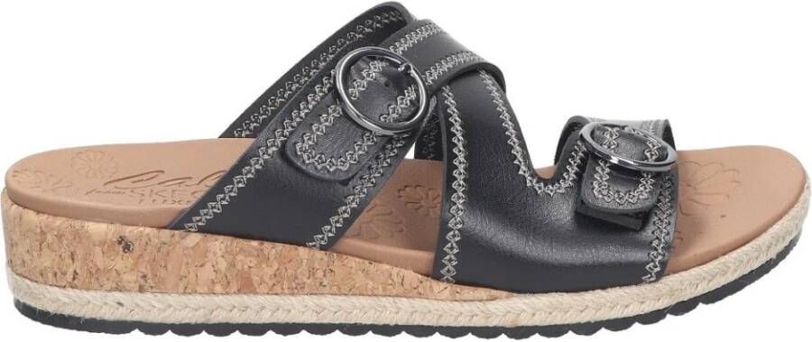 Skechers Dames Sandalen Black Dames