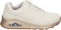 Skechers uno coole hakken beige sneaker Beige Dames - Thumbnail 1