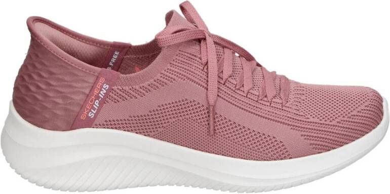 Skechers Dames Instappers: Ultra Flex 3.0 Brilliant Roze Pink Dames