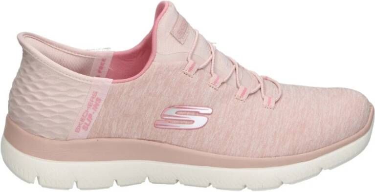 Skechers Instappers Summits Roze Sneakers Dames
