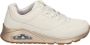 Skechers uno coole hakken beige sneaker Beige Dames - Thumbnail 3