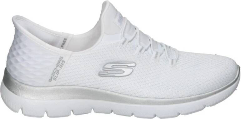 Skechers Mode Sneakers Wit Zilver Vrouwen White Dames - Foto 1