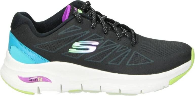 Skechers zwart 2025 dames