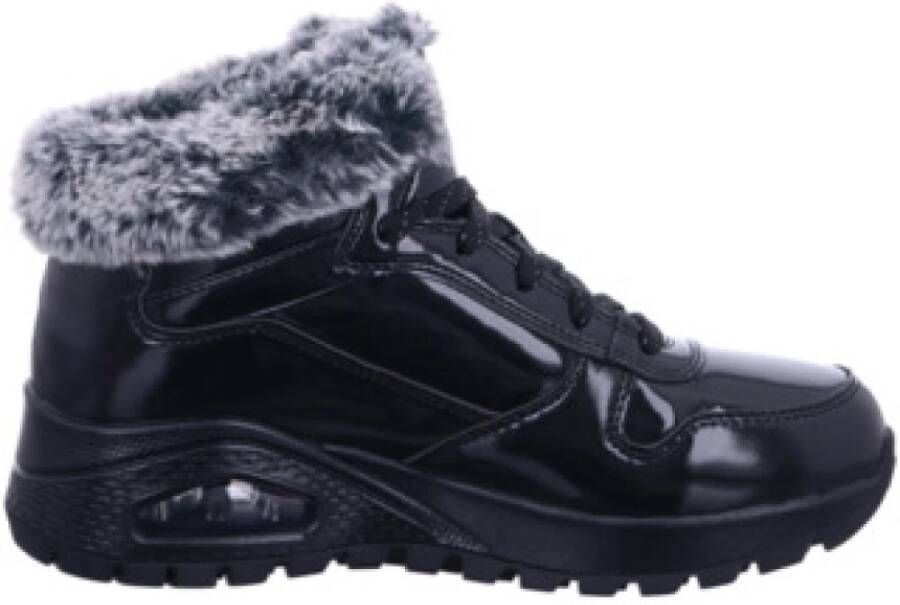 Skechers Uno Rugged Fiesty Winter 168126 BBK Zwart - Foto 4