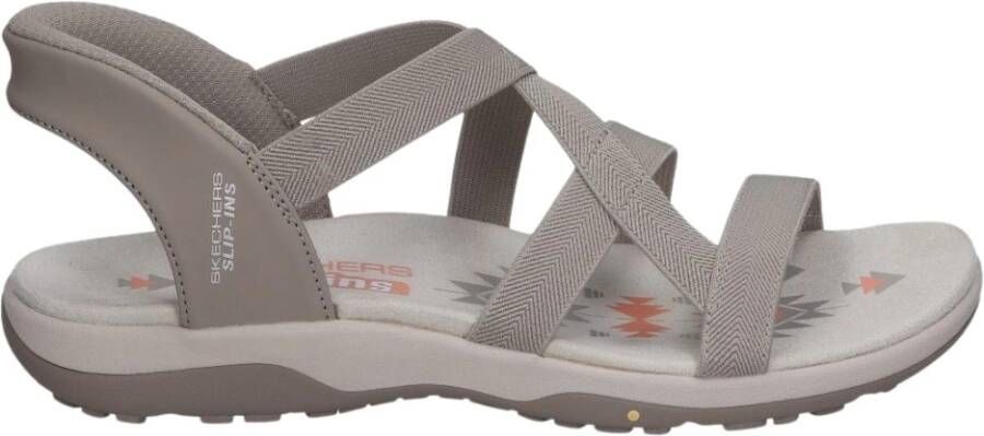 Skechers Slip-Ins Reggae Slim Sandalen Beige