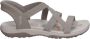 Skechers Slip-Ins Reggae Slim Sandalen Beige - Thumbnail 1
