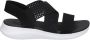 Skechers Yoga Foam Platform Sandals Zwart Dames - Thumbnail 1