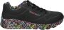 Skechers Uno Light sneakers zwart Imitatieleer Hartjes 37 - Thumbnail 3