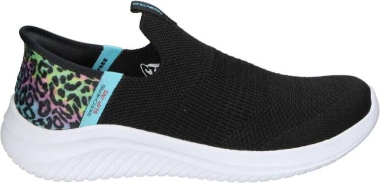 Skechers Ultra Flex 3.0 Colory Wild Slip-Ins Instapper Zwart