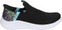 Skechers Ultra Flex 3.0 Colory Wild Slip-Ins Instapper Meisjes Zwart - Thumbnail 1