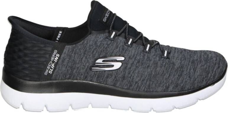 Skechers Dames Enkellaarzen Slip-Ins: Summits-Dazzling Haze Black Dames