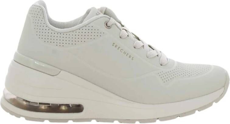 Skechers Damesschoenen Ecru Million AIR W23 Beige Dames