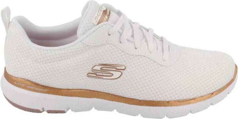 Skechers Dames Sneakers Stijl en Comfort Gecombineerd Wit Dames