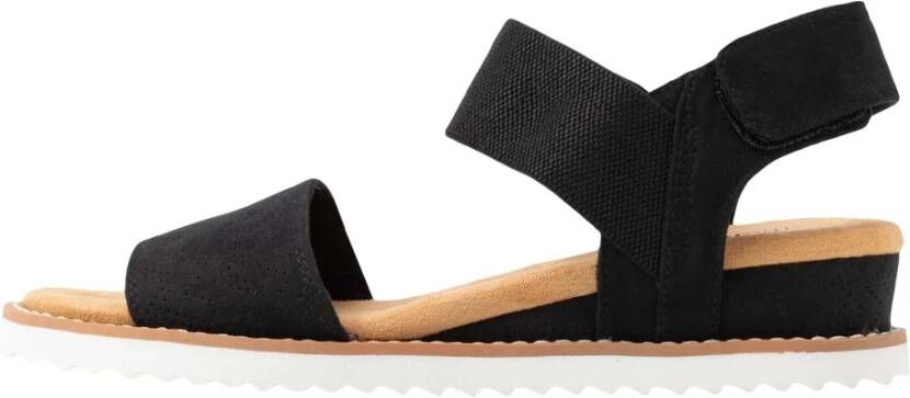 Skechers Bobs Memory Foam Sandaal Dames Zwart
