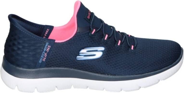 Skechers Diamant Instappers Blue Dames