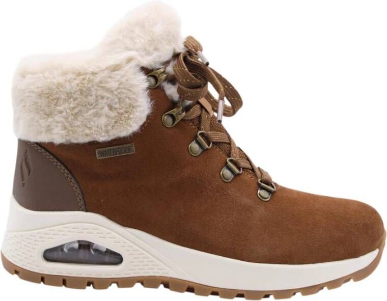 Skechers Winterlaarzen UNO RUGGED GALACTIC HEIGHTS Veterboots sneaker met sleehak - Foto 3