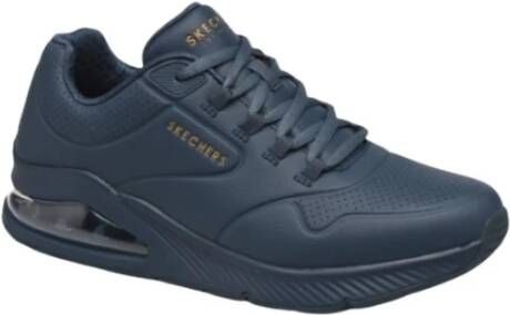 Skechers Sneakers Blauw Textiel 300429 Heren Textiel - Foto 6