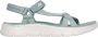 Skechers Sandalen GO WALK FLEX SANDAL-SUBLIME-X zomerschoen sandaal klittenbandschoen met goga mat voetbed - Thumbnail 2