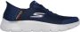 Skechers Slip-ins Go Walk Flex Hands Up Heren Instappers Navy - Thumbnail 3