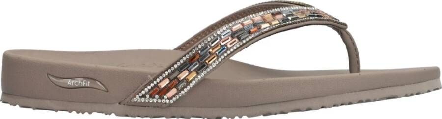 Skechers Flip Flops Beige Dames