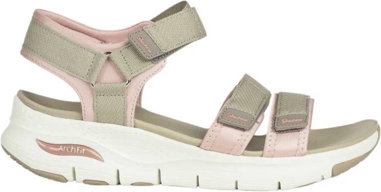 Skechers Fresh Bloom Flex Sandaal Beige Dames