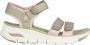 Skechers Fresh Bloom Flex Sandaal Beige Dames - Thumbnail 7